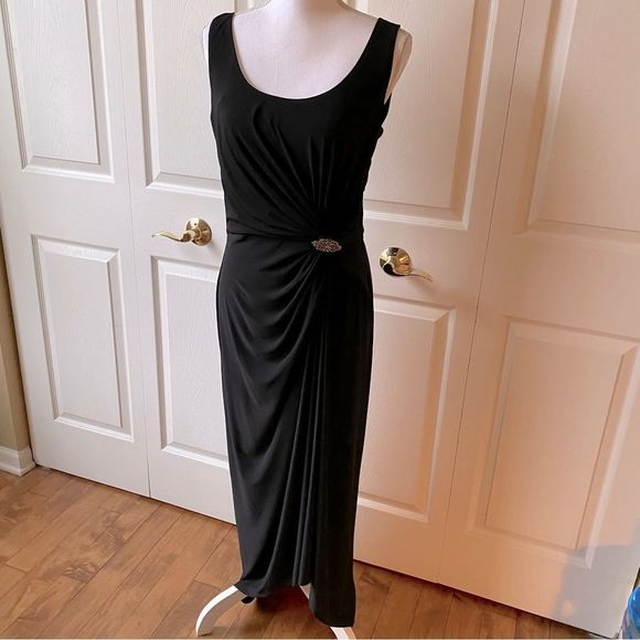 Ralph Lauren Black Formal Dress 10 - Picture 1 of 8